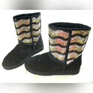 LAMO SEQUIN BOOTS